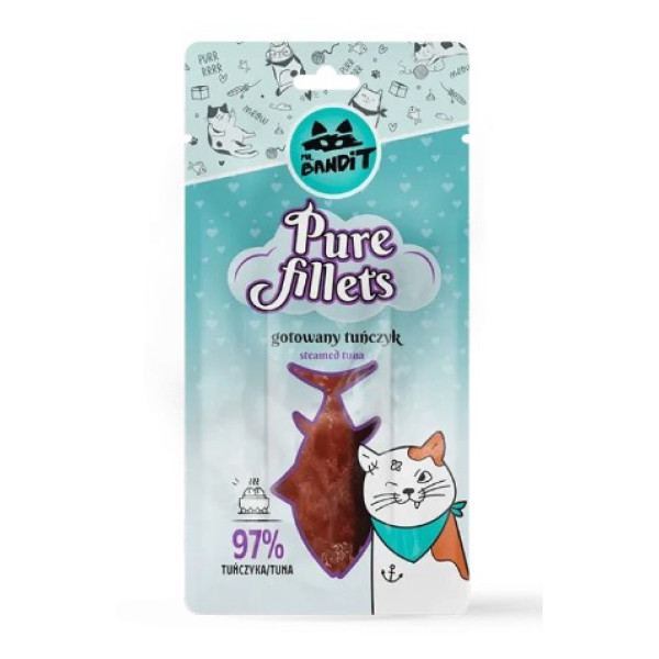 Mr. Bandit (Мр. Бандит) Cat Pure Fillets Tuna - Лакомство для кошек чистое филе с тунцем на пару 30 г