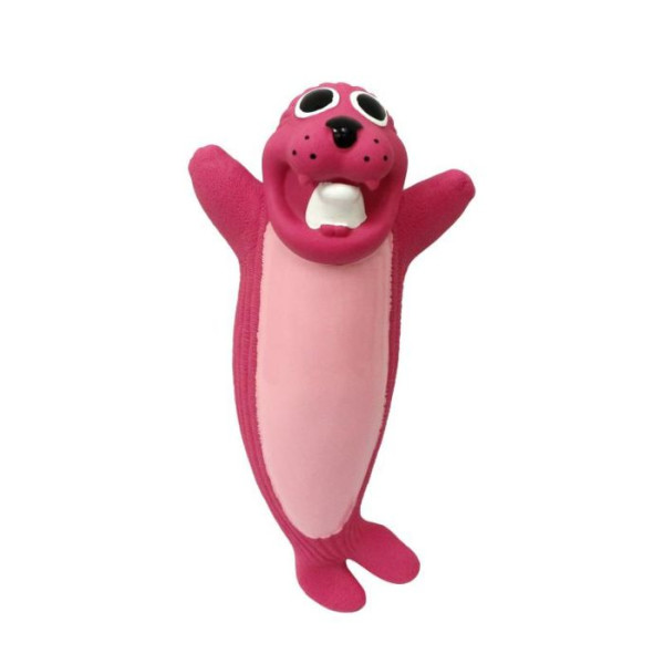 Misoko (Мисоко) Dog Toy Sea Lion Pink - Игрушка для собак морской лев латекс розовая 28.5 см