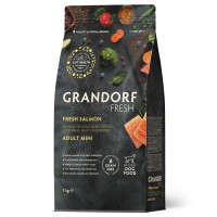 Grandorf (Грандорф) Dog Grain Free Fresh Salmon & Sweet Potato Adult Mini - Сухой беззерновой корм для взрослых собак мелких пород с мясом лосося и бататом 1 кг