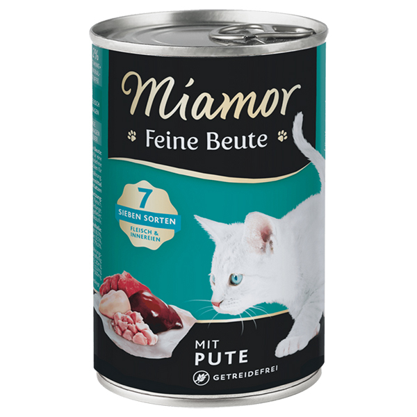 Miamor (Миамор) Cat Feine Beute with Turkey - Влажный корм для кошек беззерновой с индюшкой 400 г