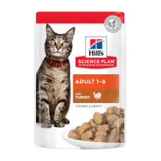 HILL`S (Хілс) SP Cat Adult Turkey - Вологий корм для котів з індичкою в соусі 85 г