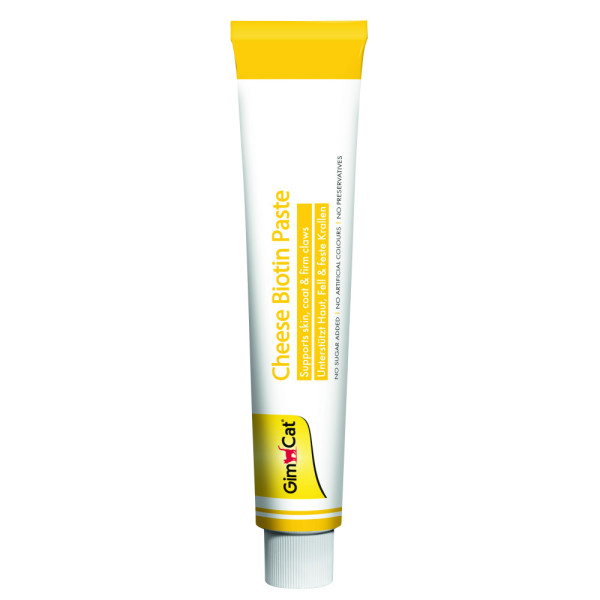 GimCat (ДжимКет) Cheese Biotin Paste - Паста для кошек творожная с биотином 100 г