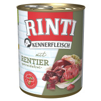 Rinti (Ринти) Dog Kennerfleisch Grain Free With Venison - Влажный корм для собак, беззерновой с олениной 800 г