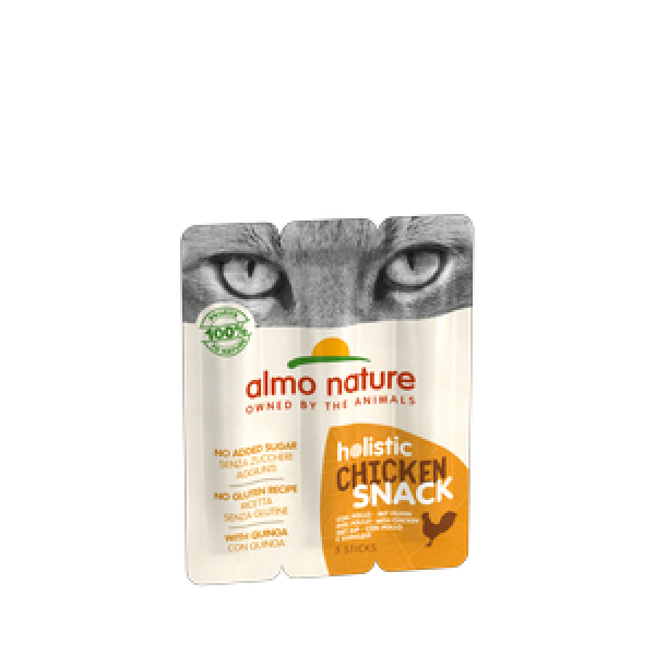 Almo Nature (Альмо Натюр) Holistic Cat Snack Chicken - Лакомство для кошек палочки с курицей 45 г