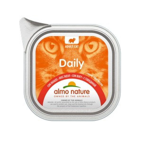 Almo Nature (Альмо Натюр) Daily Cat Beef - Влажный корм для кошек с говядиной 100 г