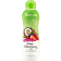 Tropical Clean (Тропикал Клин) Pet Shampoo Deep Cleansing Berry&Coconut - Шампунь для кошек и собак глубокая очистка с ягодами и кокосом 355 мл