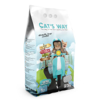 Cat's Way (Кэтс Вэй) Marseille Soap - Наполнитель бентонитовый для кошачьих туалетов с ароматом марсельского мыла 5 л