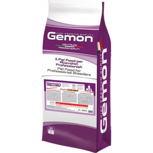 Gemon (Джемон) Dog Chicken Super Energy Adult All Breeds - Сухий корм для дорослих активних собак усіх порід з м’ясом курки 20 кг