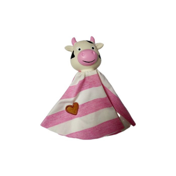 Misoko (Мисоко) Dog Toy Cow Multicoloured - Игрушка для собак корова латекс разноцветная 18.5 см