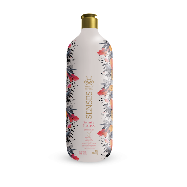 Hydra (Гидра) Pet Spa Senses Shampoo Serenity - Шампунь для собак и котов любого возраста для интенсивного укрепления и обновления кожи и шерсти 1 л