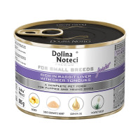 Dolina Noteci (Долина Нотецы) Dog Premium Small Breed With Liver - Влажный корм для собак мелких пород с печенью кролика и языком оленя 185 г