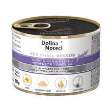 Dolina Noteci (Долина Нотеці) Dog Premium Small Breed With Liver - Вологий корм для собак дрібних порід з печінкою кролика та язиком оленя 185 г