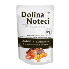 Dolina Noteci (Долина Нотецы) Dog Premium Danie With Salmon - Влажный корм для собак с лососем, морковью и рисом 300 г