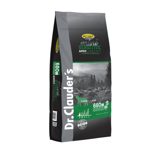 Dr.Clauder's (Клаудер) Sensitive Mini Adult Lamb & Rice - Сухой корм для собак мелких гипоаллергенных пород с ягненком и рисом 12.5 кг