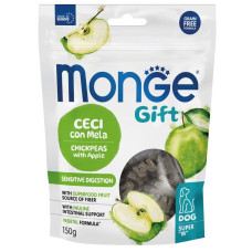 Monge (Монж) Gift Dog Grain Free Chickpeas & Apple Sensitive Digestion Vegan Adult All Breeds - Ласощі беззернові для дорослих собак усіх порід для чутливого травлення веганська формула нут з яблуком 150 г