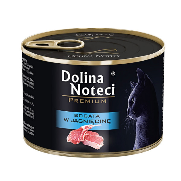 Dolina Noteci (Долина Нотецы) Cat Premium With Lamb - Влажный корм для взрослых кошек мясные кусочки в соусе с ягненком 185 г