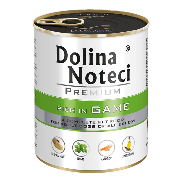 Dolina Noteci (Долина Нотецы) Dog Premium With Game - Влажный корм для собак с дичью 800 г