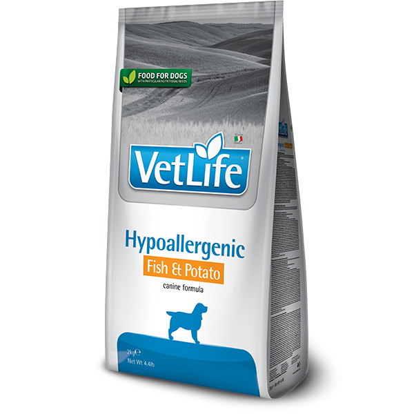 Farmina Vet Life (Фармина Вет Лайф) Natural Diet Dog Hypoallergenic Fish & Potato - Сухой лечебный корм для собак 2 кг