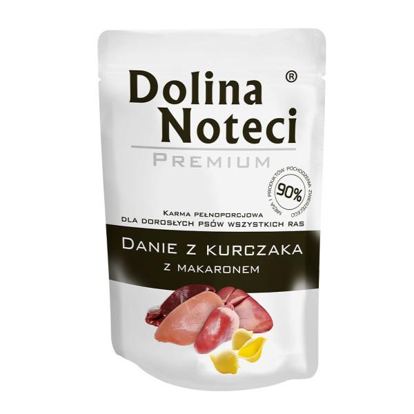 Dolina Noteci (Долина Нотецы) Dog Premium Danie With Chicken - Влажный корм для собак с курицей и лапшой 100 г