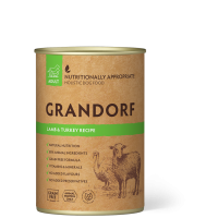 Grandorf (Грандорф) Dog Grain Free Lamb & Turkey Adult All Breeds - Влажный беззерновой корм для взрослых собак всех пород с мясом ягненка и индейки 400 г