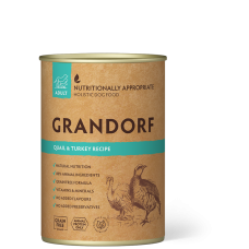 Grandorf Grain Free Formula Dog Quail & Turkey - Вологий беззерновий корм для собак з перепілкою та індичкою 400 г