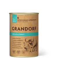 Grandorf (Грандорф) Buffalo & Turkey - Консерва с мясом буйвола и индейкой для собак 0.4 кг