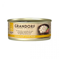 Grandorf (Грандорф) Cat Grain Free Chicken Fillet & Duck Fillet Adult - Вологий беззерновий корм для дорослих котів з м’ясом курки та качки 70 г