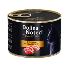 Dolina Noteci (Долина Нотеці) Cat Premium Duck - Вологий корм для котів м'ясні шматочки в соусі з качкою 185 г
