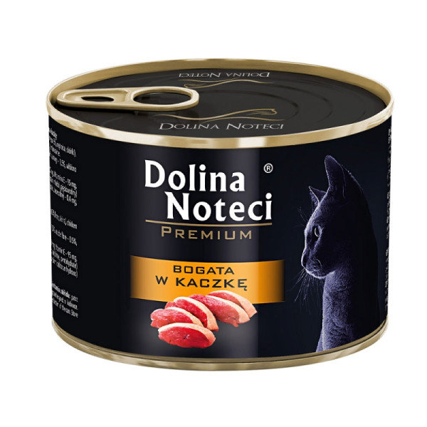Dolina Noteci (Долина Нотецы) Cat Premium Duck - Влажный корм для кошек мясные кусочки в соусе с уткой 185 г