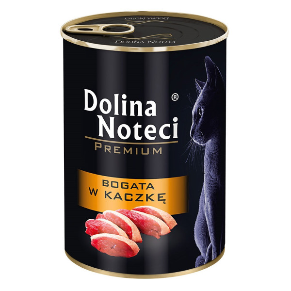 Dolina Noteci (Долина Нотецы) Cat Premium Duck - Влажный корм для кошек мясные кусочки в соусе с уткой 400 г