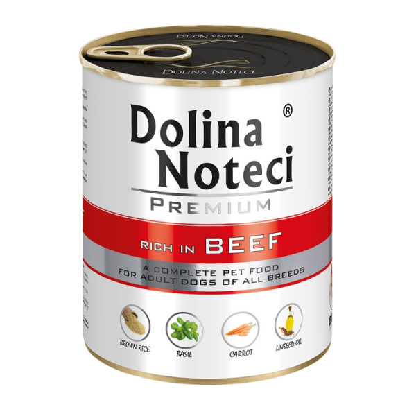 Dolina Noteci (Долина Нотецы) Dog Premium With Beef - Влажный корм для собак с говядиной 800 г