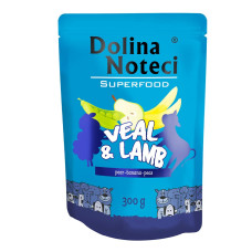 Dolina Noteci (Долина Нотеці) Dog Superfood Veal & Lamb - Вологий беззерновий корм для собак з телятиною та бараниною 300 г