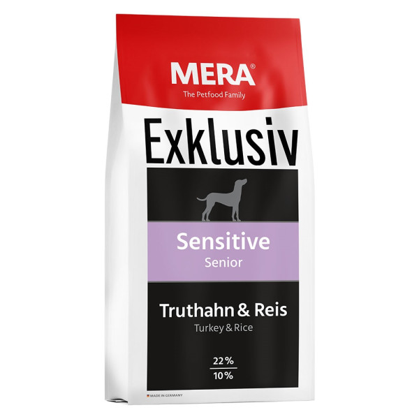 Mera (Мера) Senior Exklusiv Sensitive Truthahn & Reis - Сухой корм для собак пожилого возраста с индейкой и рисом 15 кг