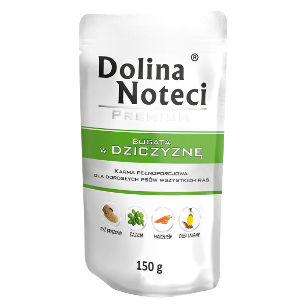 Dolina Noteci (Долина Нотецы) Dog Premium With Game - Влажный корм для собак с дичью 150 г