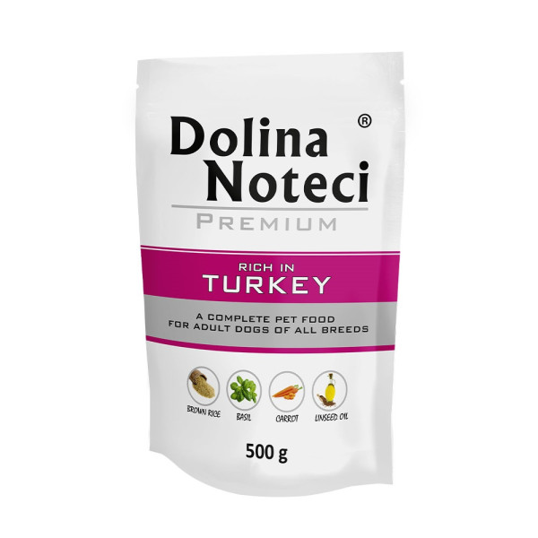 Dolina Noteci (Долина Нотецы) Dog Premium With Turkey - Влажный корм для собак с индейкой 500 г