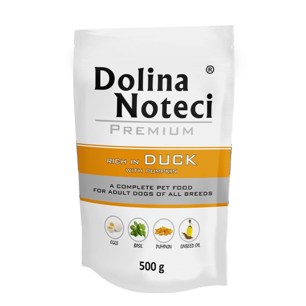 Dolina Noteci (Долина Нотецы) Dog Premium With Duck - Влажный корм для собак с уткой и тыквой 500 г