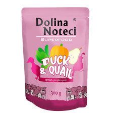Dolina Noteci (Долина Нотеці) Dog Superfood Duck & Quail - Вологий беззерновий корм для собак з качкою та перепілкою 300 г