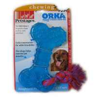 Petstages (Петстейдж) Orka Bone - Игрушка для собак синяя 16 см