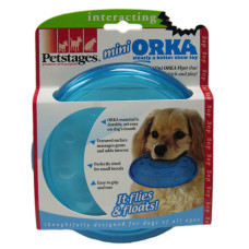 Petstages (Петстейдж) Mini Orka Flyer - Іграшка для собак синя 15 см