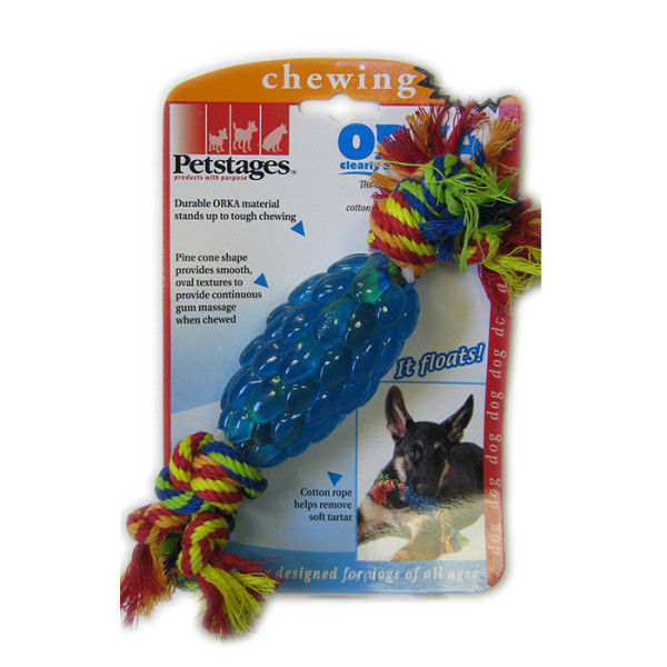 Petstages (Петстейдж) Orka Pine Cone Chew - Игрушка для собак синяя 10 см