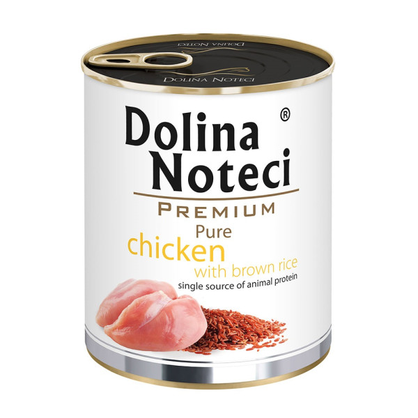 Dolina Noteci (Долина Нотецы) Dog Premium Pure Chicken - Влажный корм для собак с курицей и коричневым рисом 400 г