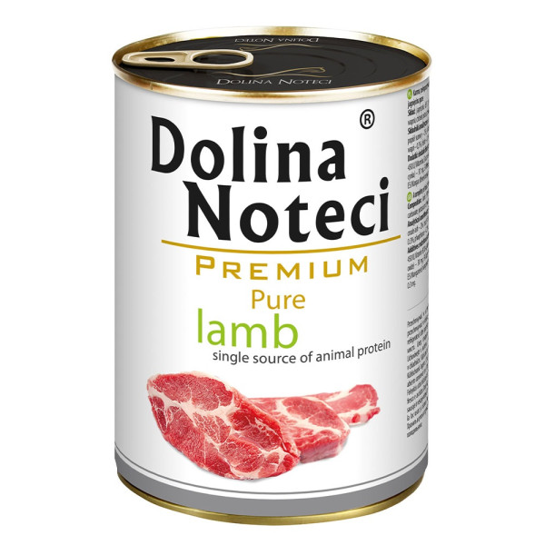 Dolina Noteci (Долина Нотецы) Dog Premium Pure Lamb - Влажный корм для собак с ягненком 800 г