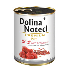 Dolina Noteci (Долина Нотеці) Dog Premium Pure Beef - Вологий корм для собак з яловичиною та коричневим рисом 400 г