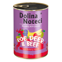 Dolina Noteci (Долина Нотецы) Dog Superfood Roe & Beef - Влажный беззерновой корм для собак с косулей и говядиной 400 г
