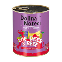 Dolina Noteci (Долина Нотецы) Dog Superfood Roe & Beef - Влажный беззерновой корм для собак с косулей и говядиной 800 г