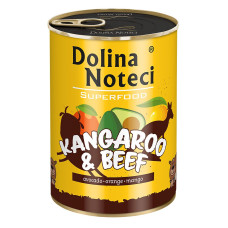 Dolina Noteci (Долина Нотеці) Dog Superfood Kangaroo meat & Beef - Вологий беззерновий корм для собак з м'ясом кенгуру та яловичиною 400 г