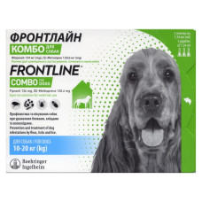 Boehringer Ingelheim Frontline Combo - Капли от блох и клещей для собак, 10-20 кг