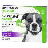 Boehringer Ingelheim Frontline Combo - Капли от блох и клещей для собак, 20-40 кг