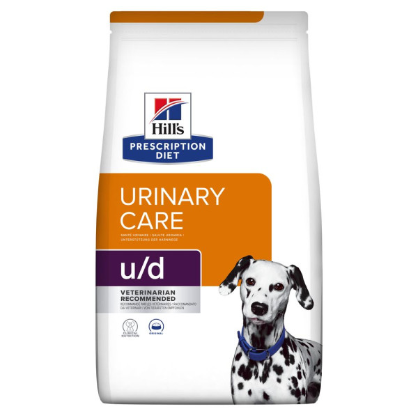 Hill’s (Хилс) Prescription Diet Dog Rice & Eggs U/D Urinary Care Adult All Breeds - Сухой лечебный корм для взрослых собак всех пород уход за мочевыделительной системой с рисом и яйцом 4 кг