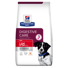 Hill`s (Хилс) Prescription Diet Dog Chicken I/D Stress Digestive Care Adult Mini - Сухой лечебный корм для взрослых собак мелких пород при нарушении пищеварения противодействие стресса с мясом курицы 3 кг